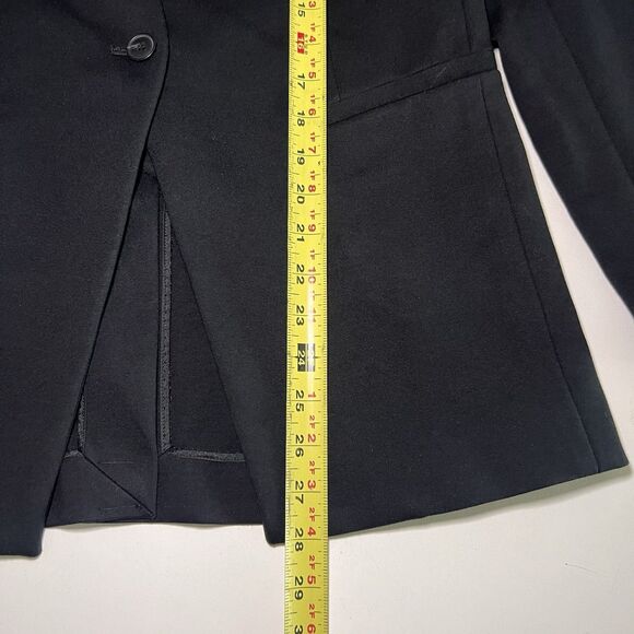 Spanx The Perfect Blazer Jacket Women’s XS Black Collarless Oversized Office - Picture 5 of 6